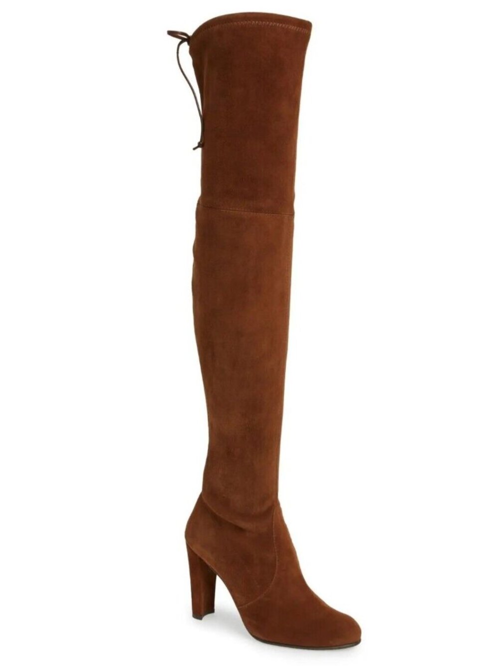 Stuart Weitzman Highland Women's Stretch Suede Over the Knee Heel Boots Size 8.5